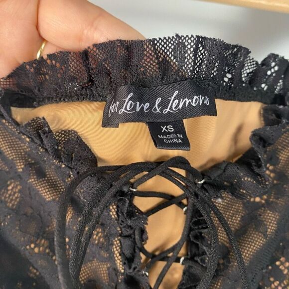 For Love and Lemons Fontaine Lace Bodysuit - Picture 6 of 14